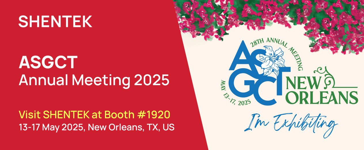 تدعوك شركة SHENTEK القادمة للانضمام إلى الاجتماع السنوي ASGCT